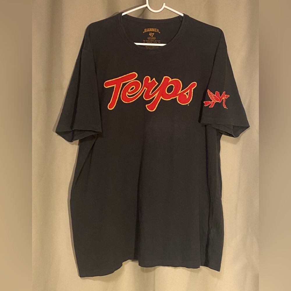 Maryland Terps. Vintage Banner 47 Stitched Short Sleeve Tee XX-Large